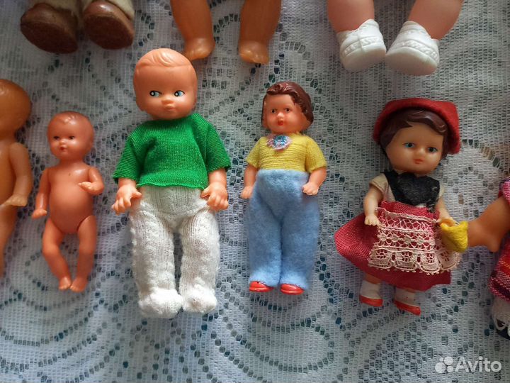 Разные пупсы куклы СССР и ГДР