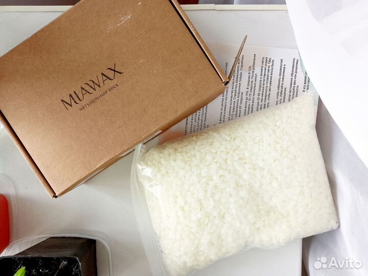 Кокосовый и соевый воск для свечей / формовой/конт