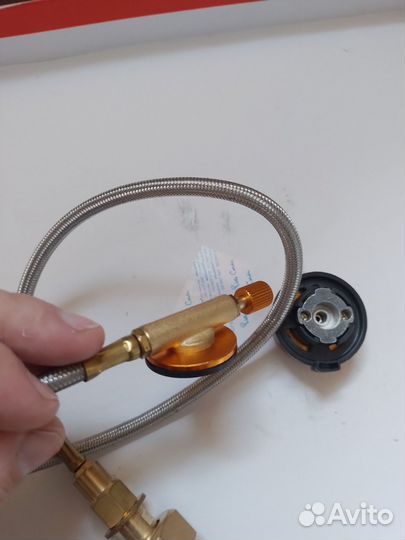 Переходник для заправки газового баллончика