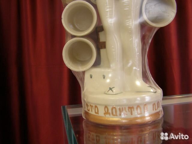 Штоф медсестра с 6-ю мензурками