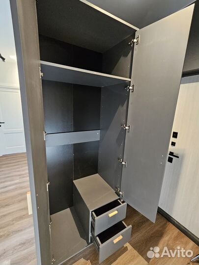 Шкаф новый 80х55х220 цвет графит