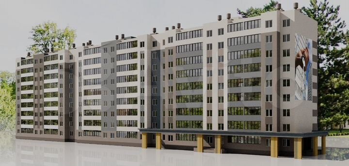 3-к. квартира, 101,4 м², 4/9 эт.