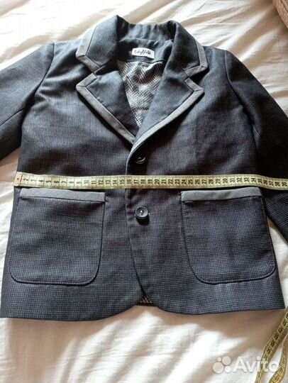 Пиджак на мальчика 116 -122