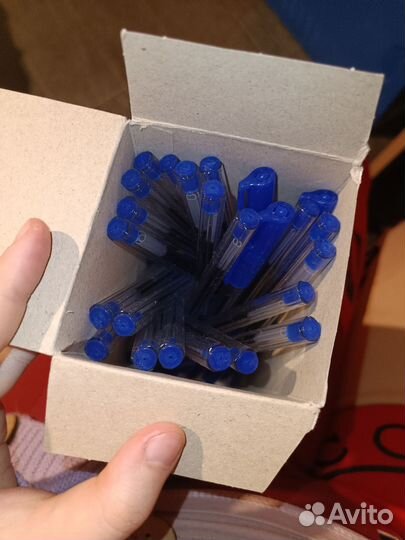 Ручка шариковая синяя pensan 24 шт