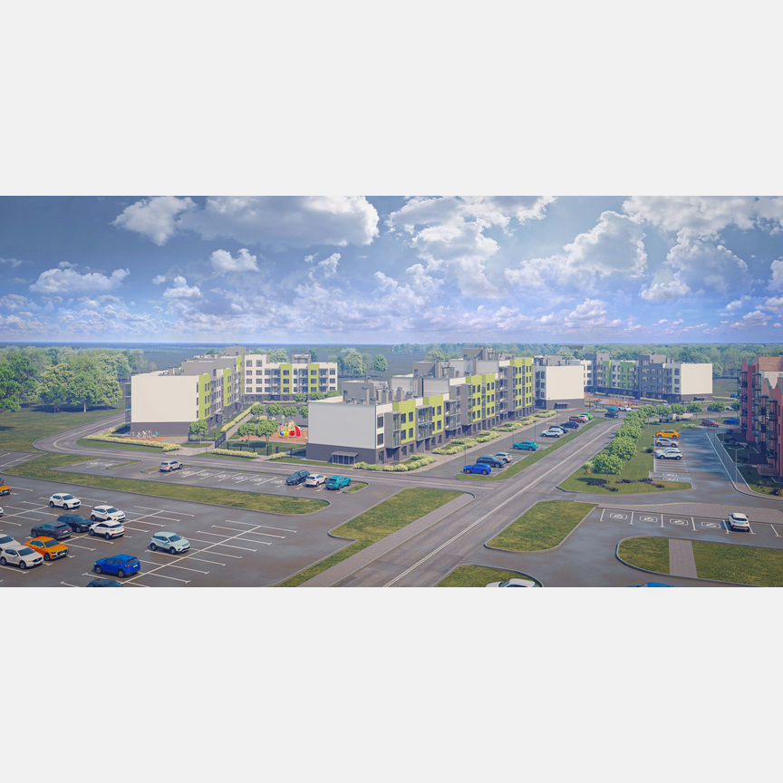 2-к. квартира, 54,4 м², 5/5 эт.