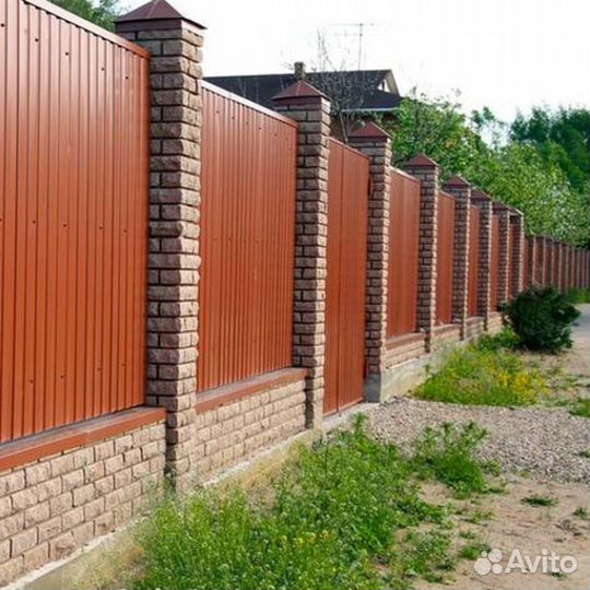 Забор из профнастила