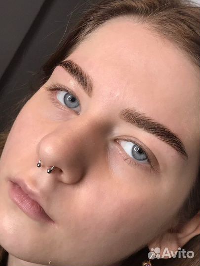 Укладка ламинирование бровей и ресниц