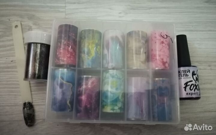 Набор для маникюра, наращивания и ногтей