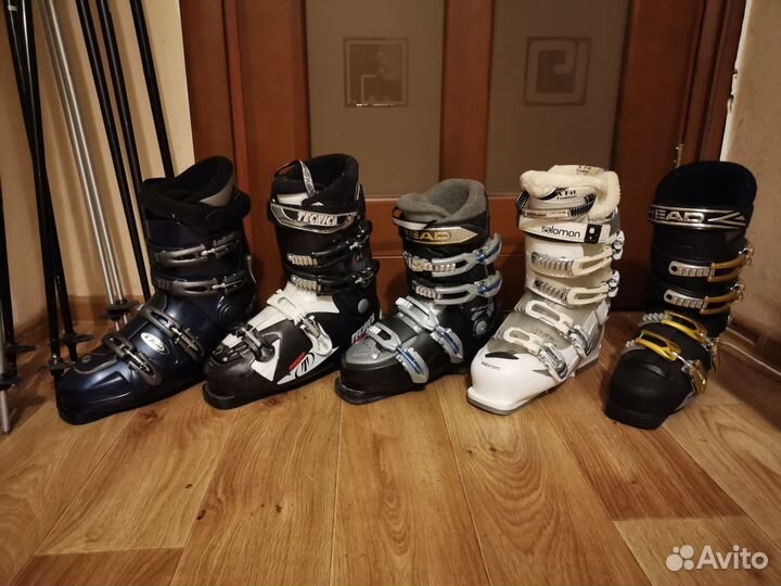 Горнолыжные ботинки Head, Tecnica, Salomon