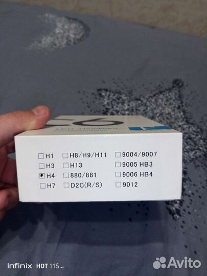 Светодиодные лампы led H4 C6, (ваз)