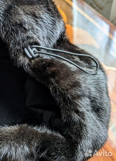 Шапка берет норковая женская 58-59