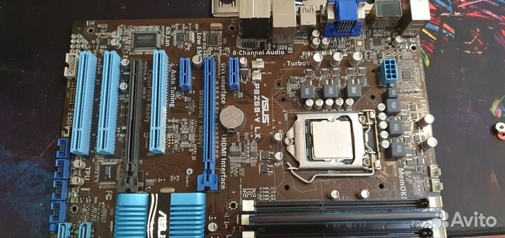 Связка i3 2100 p8z68-v lx 4 гига оперативка