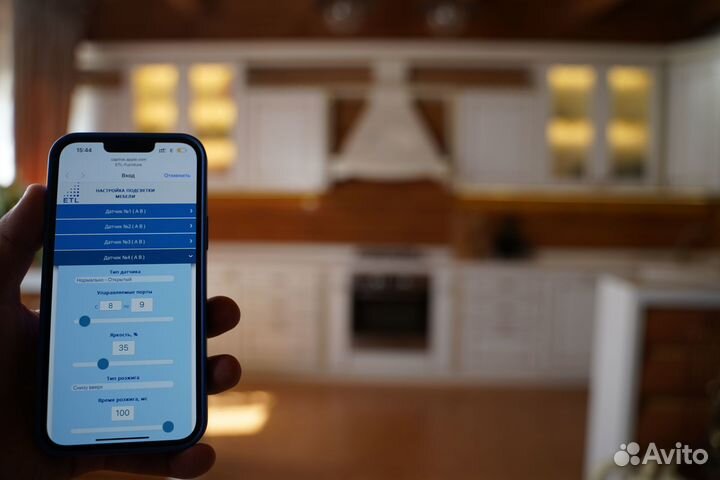 Система подсветки кухни и дома собственного произв