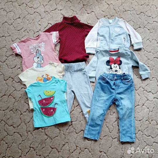 Одежда для девочки пакетом 80 86