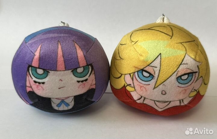 Мягкие брелки Panty & Stocking Труська и Чулка