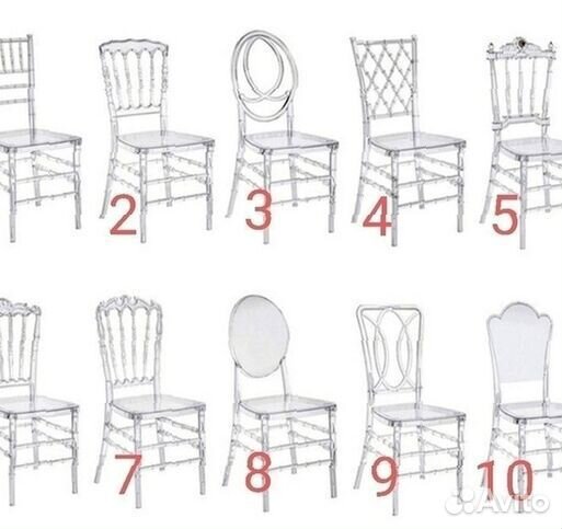 Литые стулья Chiavari