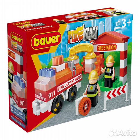 Конструктор bauer пожарная машина