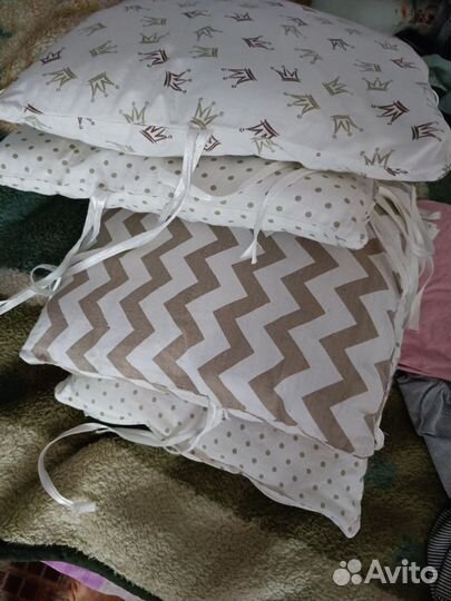 Бортики в детскую кроватку