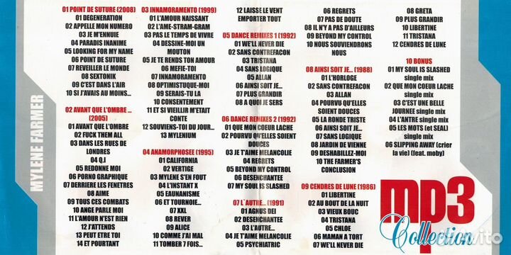 Сд диски музыка Mylene Farmer mp3 студийный