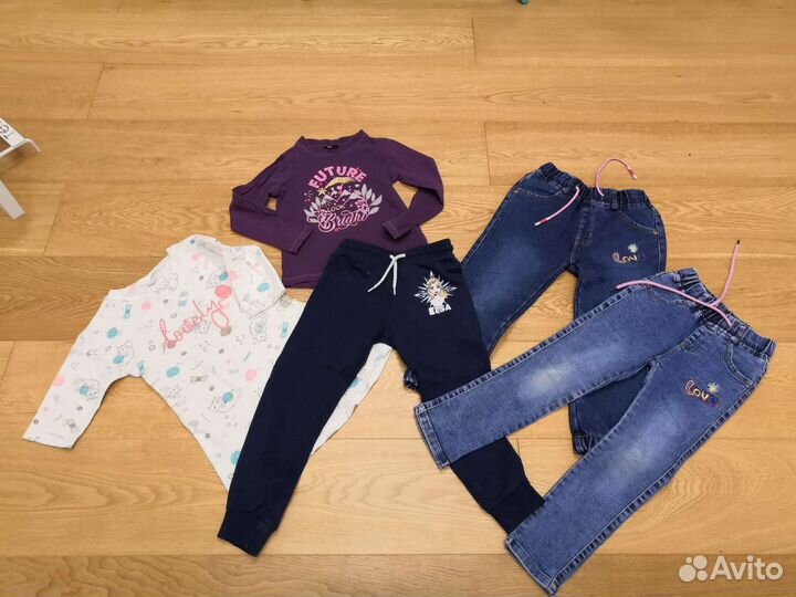 Вещи пакетом на девочку 110