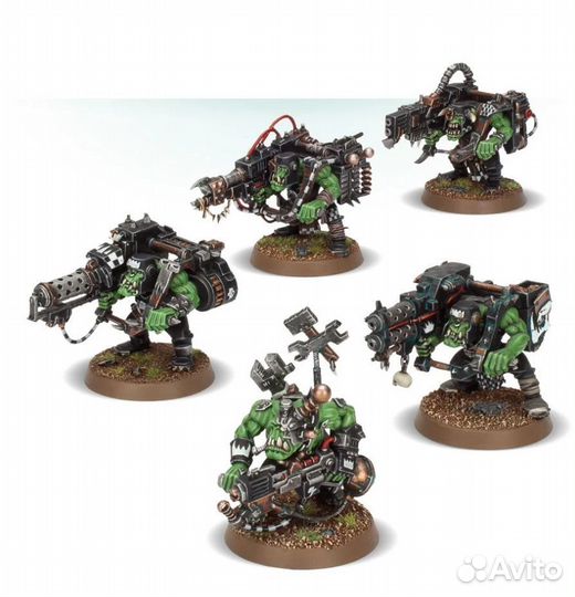 Warhammer 40000 миниатюры Lootas Orks