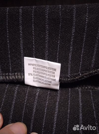 Брюки на резинке утеплённые