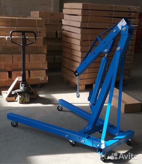 Кран гаражный гидравлический складной 2 тонны