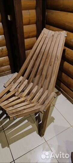 Кресло шезлонг для дачи