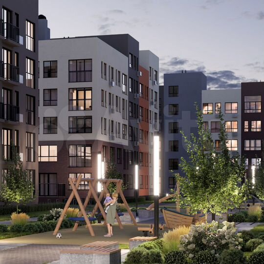 1-к. квартира, 33,7 м², 3/5 эт.