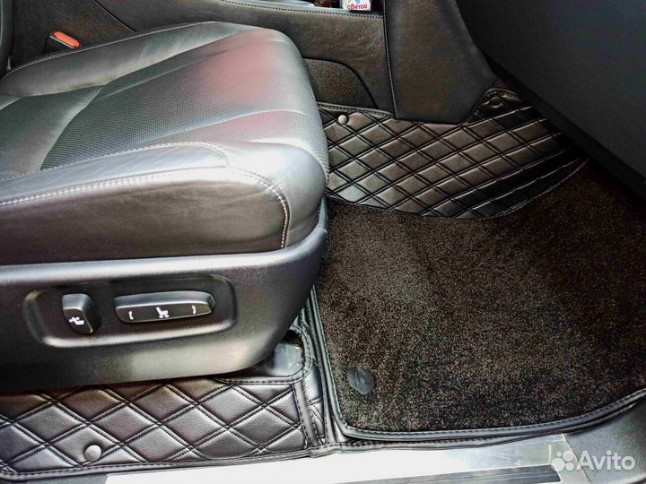 3Д (3D) коврики из экокожи lexus Лексус LX лх
