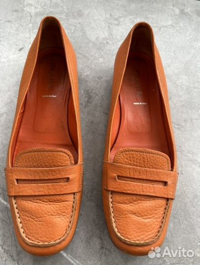 Мокасины туфли Prada оригинал