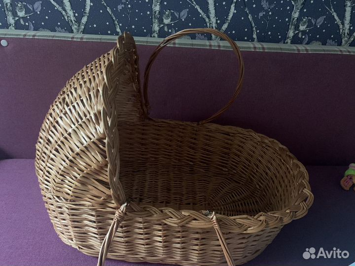 Конверт плетеная корзина на выписку