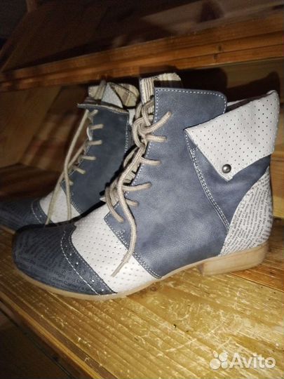 Ботинки женские кожа