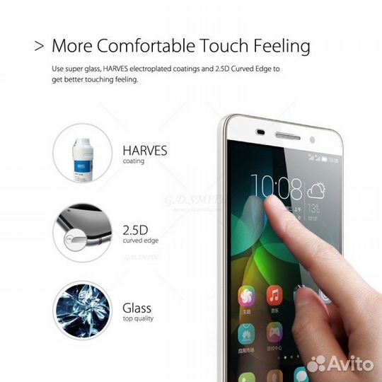 Защитное стекло Huawei Honor 4C (0.3мм, 9H)