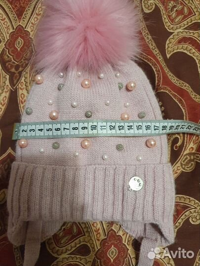 Комплект шапка и снуд для девочки