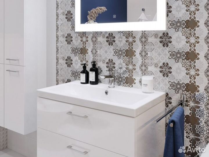 Зеркало Cersanit Design 100 kn-lu-led030*100-d-os