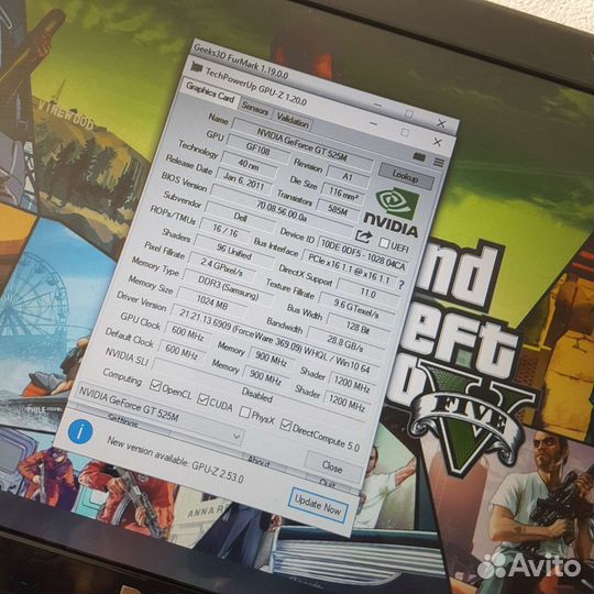 Мощный Dell i5/ssd/8gb/gt 525