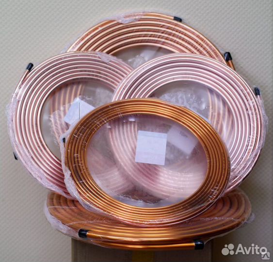 Труба медная (монтаж кондиционера) 1/4,3,8,1/2,5/8