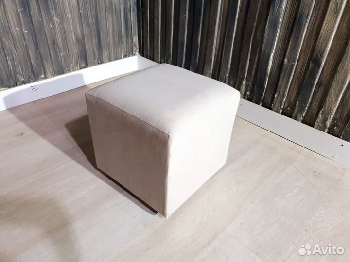 Пуф пуфик Ткань бежевый