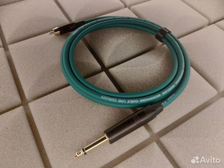 Шнур Jack 6,3 mono - Rca Tasker c209