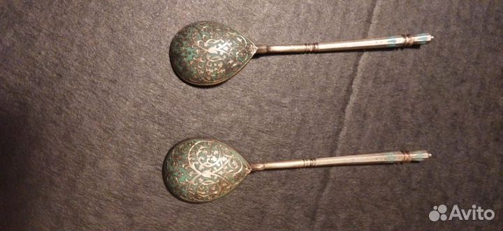 Антикварные десертные ложки
