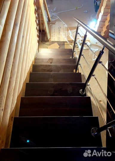 Каркас лестницы из металла