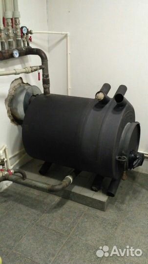 Котел отопления водяной твердотопливный