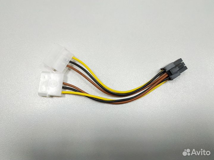 Переходник питания видеокарты 2х Molex - PCI-E 6pi