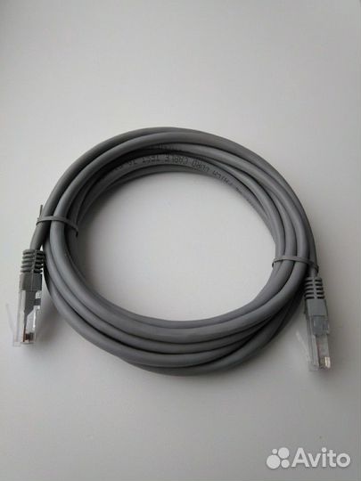 Патч корд витая пара с коннекторами для интернета