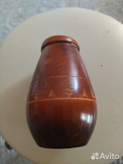 Вазочка деревянная СССР