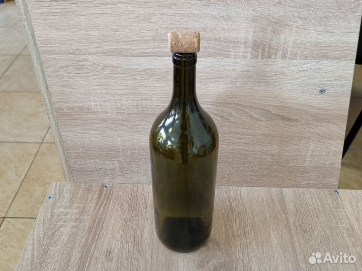 Бутылка 1,5 с пробкой, 20шт