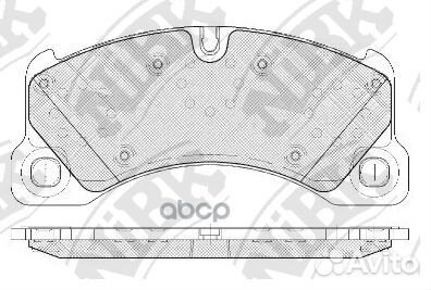 Колодки тормозные дисковые PN0529 NiBK