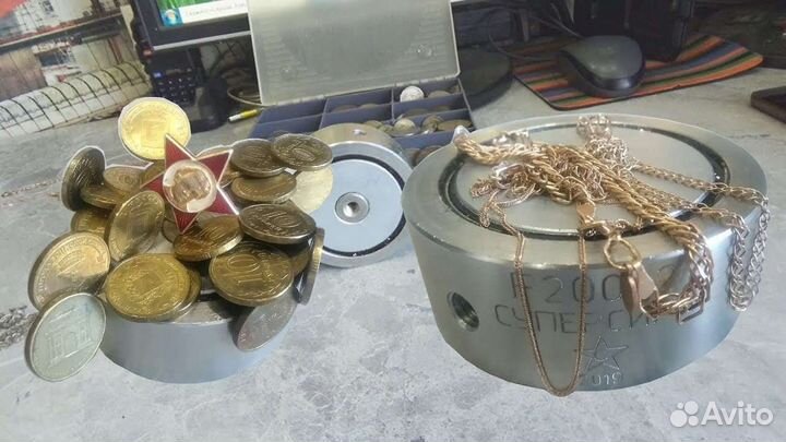 Поисковый магнит двухсторонний