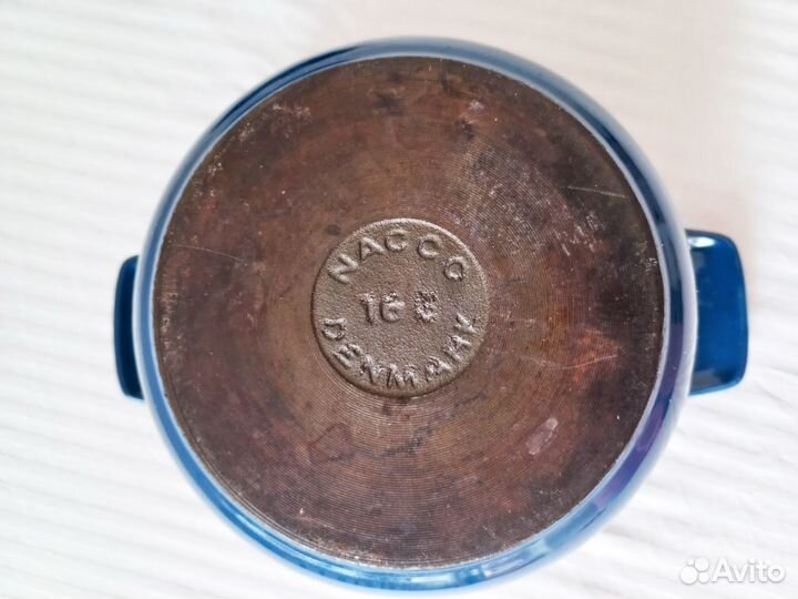 Чугунная кастрюля Дания новая винтаж